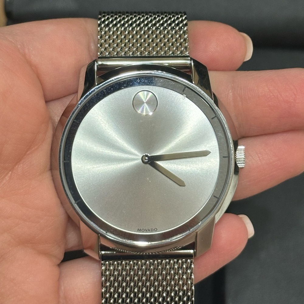 Movado Silver BOLD Watch